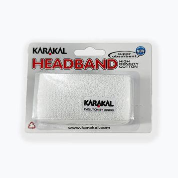 Лента за глава Karakal Headband white