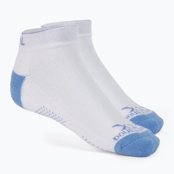 Дамски чорапи за тенис Karakal X2+ Trainer бели и сини KC536