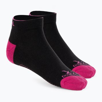 Дамски чорапи за тенис Karakal X2+ Trainer black/pink KC538