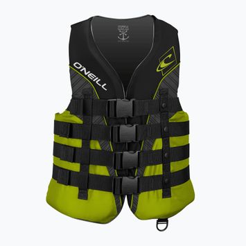 Обезопасителна жилетка O'Neill Superlite 50N ISO Vest cblack/lime/smoke lime