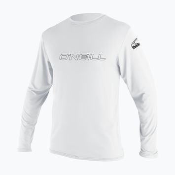 Детска блуза  с дълъг ръкав за плуване O'Neill Basic Skins LS Sun Shirt white