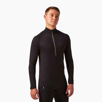 Мъжки термален суитшърт Surfanic Bodyfit Zip Neck black