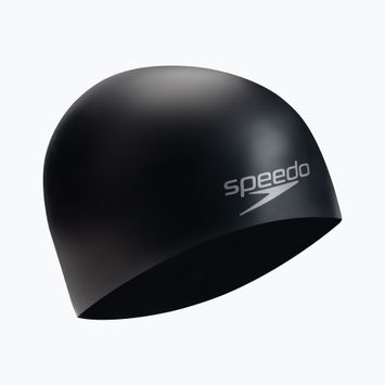 Speedo Обикновена шапка за плуване с форма, черна 68-709849097
