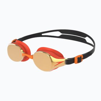 Детски очила за плуване Speedo Hydropure Mirror black/mango/orange gold