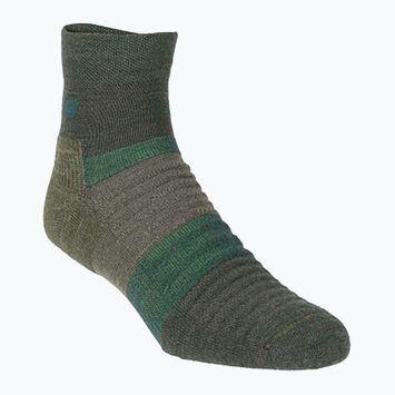 Чорапи за бягане Inov-8 Active Merino dark green/melange