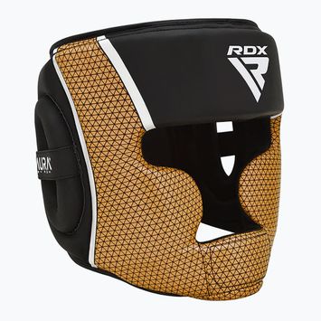 Боксова каска RDX Head Guard Aura Plus T-17 golden