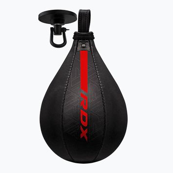 Боксова перла RDX Speed Ball F6 + въртяща се топка матово червено