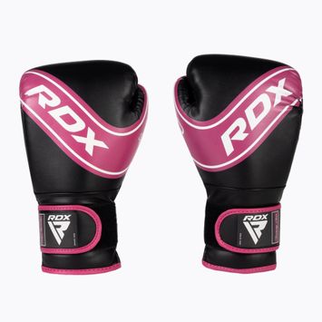 RDX детски боксови ръкавици черно-розови JBG-4P