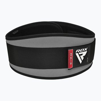 Колан за вдигане на тежести RDX Weightlifting 6" Neoprene Gym X3 grey