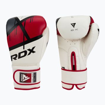 RDX боксови ръкавици червено и бяло BGR-F7R