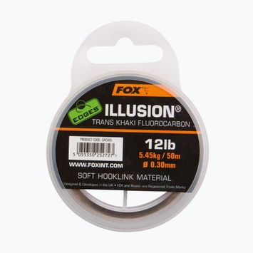 Жива вълна Флуорокарбон Fox Edges Illusion Soft Hooklink zielona CAC606