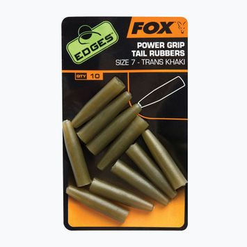 Гуми за опашка Fox Edges Surefit 10 бр. Trans Khaki CAC637