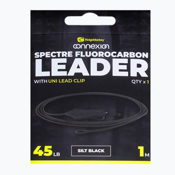 Ridgemonkey Spectre флуорокарбон Uni Lead Clip Leader silt black