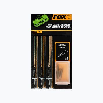 Повод Fox Edges Ready Tied Camo Leadcore Leaders camo CAC756