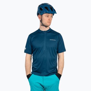 Мъжка колоездачна тениска Endura Hummvee II S/S blueberry