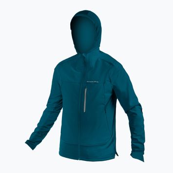 Мъжко яке за колоездене Endura MT500 Polartec barra blue