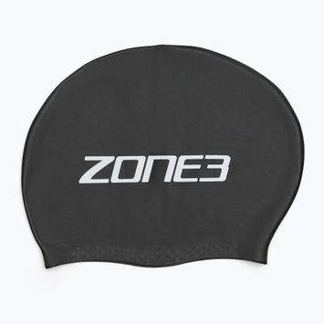 Шапка за плуване ZONE3 Long Hair black