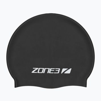 ZONE3 Силиконова шапка за плуване черна