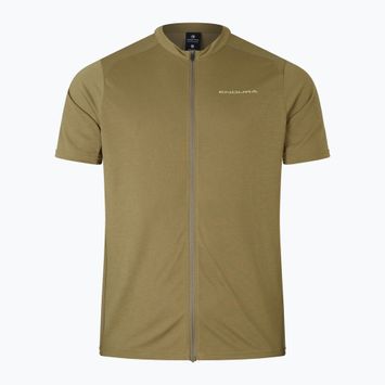 Мъжко колоездачно трико Endura Loop Zipped tweed green