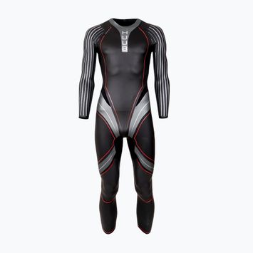 Мъжки неопренов костюм за триатлон HUUB Aegis XV 3:5 black/silver