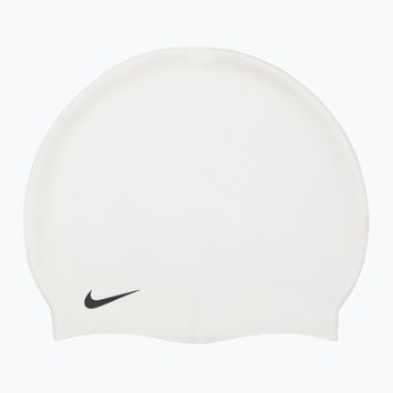 Nike Твърда силиконова шапка за плуване бяла 93060-100