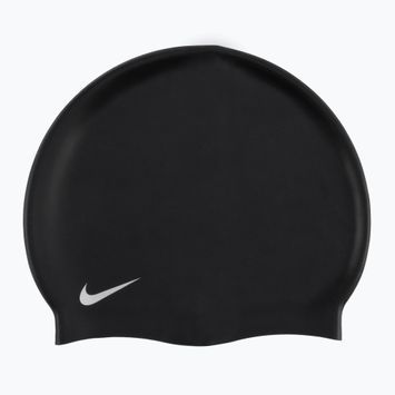 Детска шапка за плуване Nike Solid Silicone черна TESS0106-001