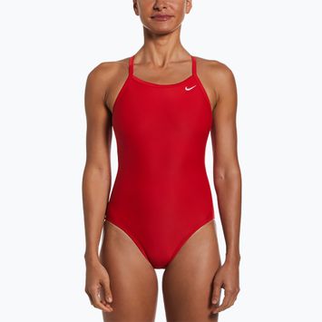 Дамски бански костюм от една част Nike Solid Racerback university red