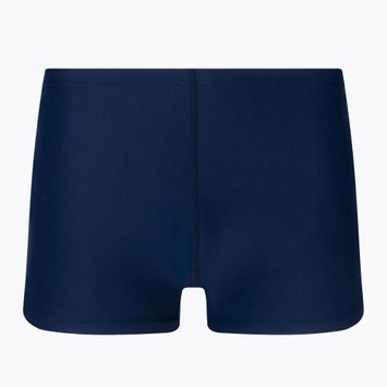 Мъжки боксерки за плуване Nike Solid Square Leg тъмно синьо NESS8111-440
