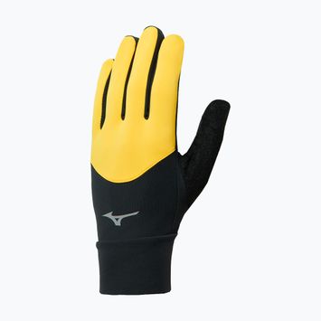 Състезателни жълти ръкавици за бягане Mizuno Warmalite
