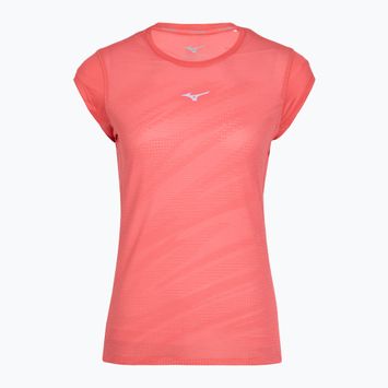 Дамска тениска за бягане Mizuno Aero Tee sunkissed coral