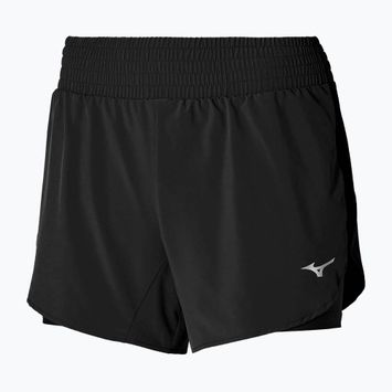 Дамски къси панталони за бягане Mizuno 2in1 4.5 black