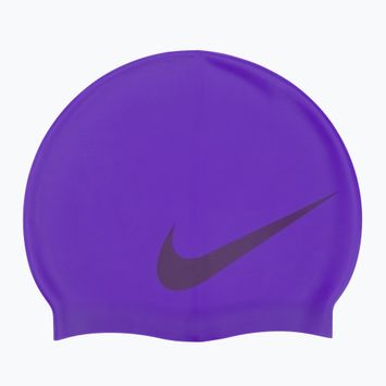 Nike Big Swoosh лилава шапка за плуване NESS8163-593