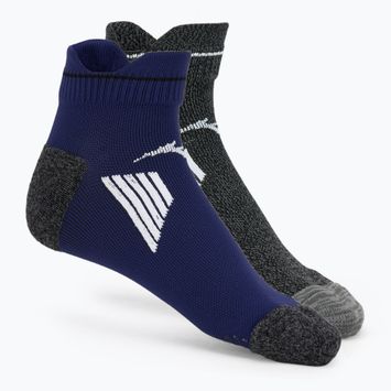 Mizuno Active Training Mid чорапи 2 чифта estate blue / black