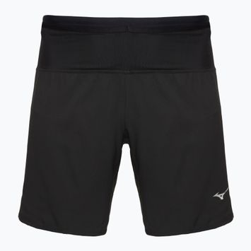 Мъжки къси панталони за бягане Mizuno Trail ER 2IN1, черни