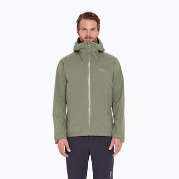 Мъжко яке за дъжд Rab Downpour Light khaki