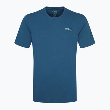 Мъжка тениска Rab Stance Mountain Peak tempest blue