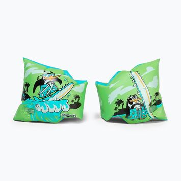 Speedo Детски ръкавици за плуване с щампа на символите chima лазурно синьо/флуро зелено