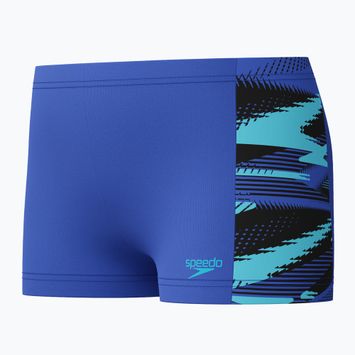 Детски боксерки Speedo HyperBoom Panel Aquashort cobalt pop