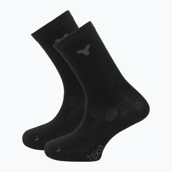TEKO Ecobaseliner 1.0 Merino трекинг чорапи 2 чифта черни