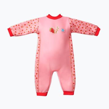 Детски неопренов костюм за плуване Splash About Warm In One strawberry field