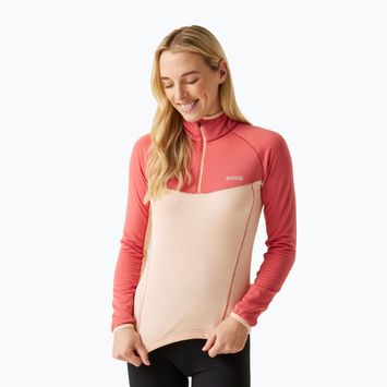 Дамски суитшърт за трекинг REGATTA Hepley mineral red/peach parfait marl
