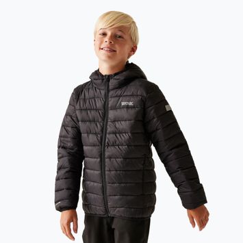 Детско пухено яке REGATTA Junior Hooded Marizion black