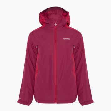 Детско яке за дъжд REGATTA Hurdle V berry pink/pink potion