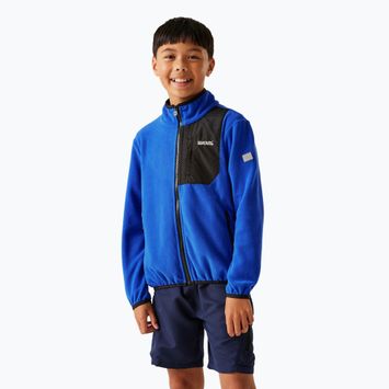 Детска поларена качулка REGATTA Frankie Full Zip олимпийско синьо
