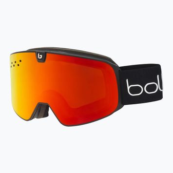 Предпазни ски очила Bollé Nevada Neo black matte/sunrise&light vermillon blue