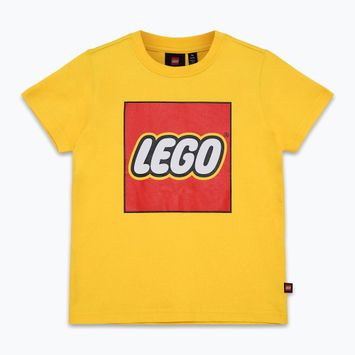 Детска тениска LEGO Lwtano 631 жълта