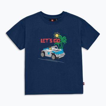 LEGO Lwtaffy 314 тъмно синя детска тениска