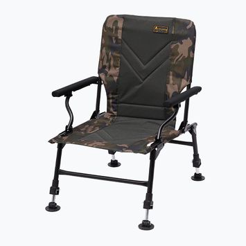 Prologic Avenger Relax Camo Chair W/Armrests & Covers сиво-зелен PLB027