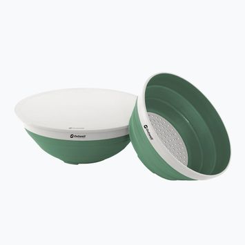 Комплект купа и гевгир Outwell Collaps зелено и бяло 651114 готварски съдове
