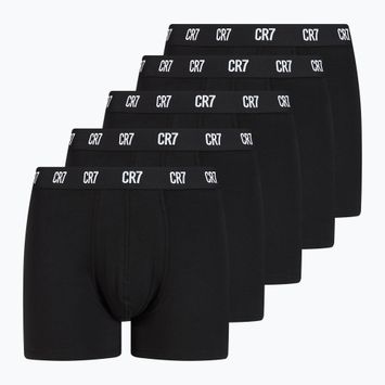 Мъжки боксерки CR7 Basic Trunk 5 чифта черно/бяло